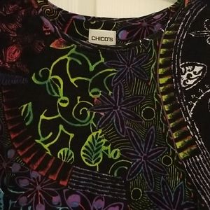 Fun print Chico's top